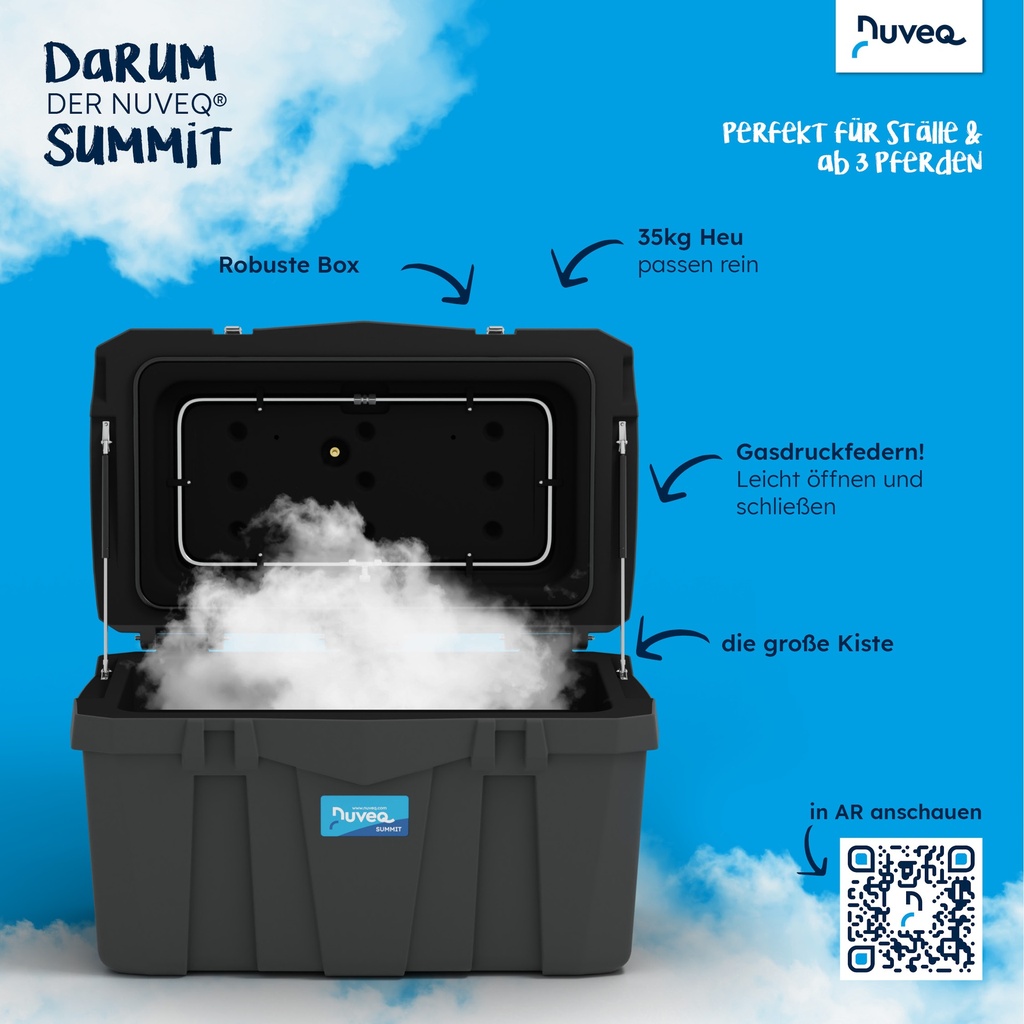 NUVEQ® Summit Heubedampfer (30-35 kg Heu)