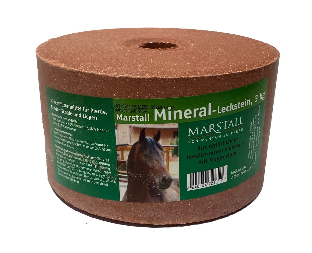 Mineral-Leckstein (rund)