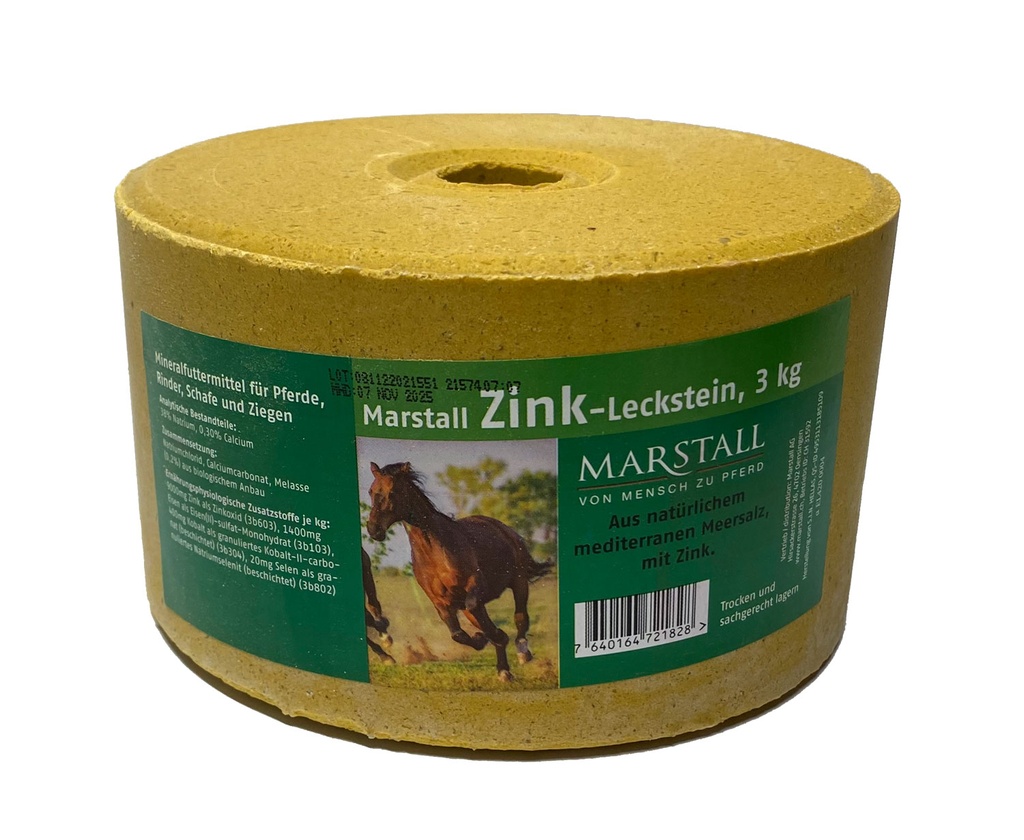 Zink-Leckstein (rund)