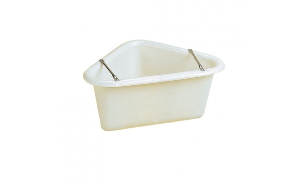 Mangeoire de coin blanc (sans support) (Eck-Krippe Weiss (ohne Halterung)