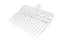 Fourche à crottin blanche, sans panier (Bollengabel weiss)