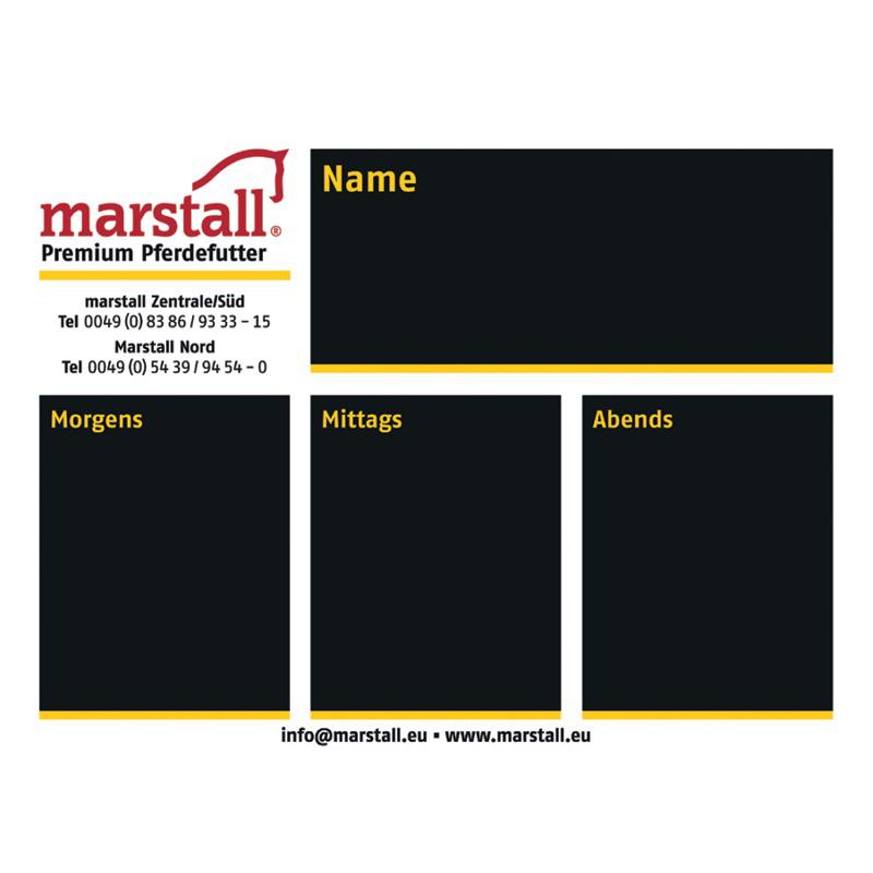 Futtertafel Marstall