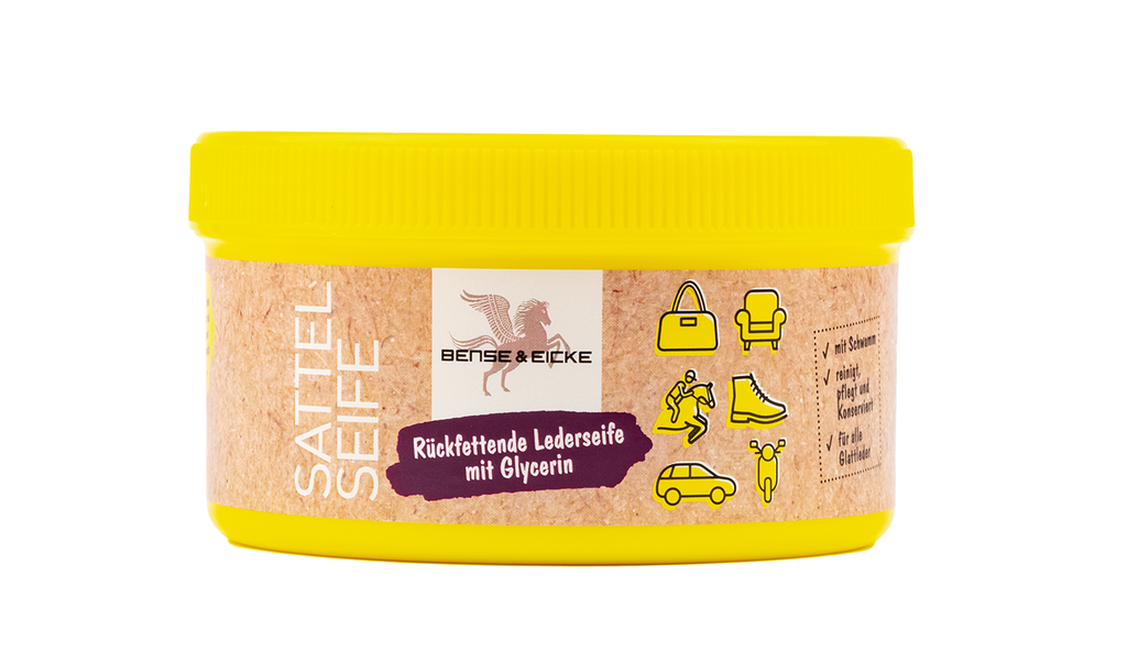 B&E Sattelseife mit Schwamm