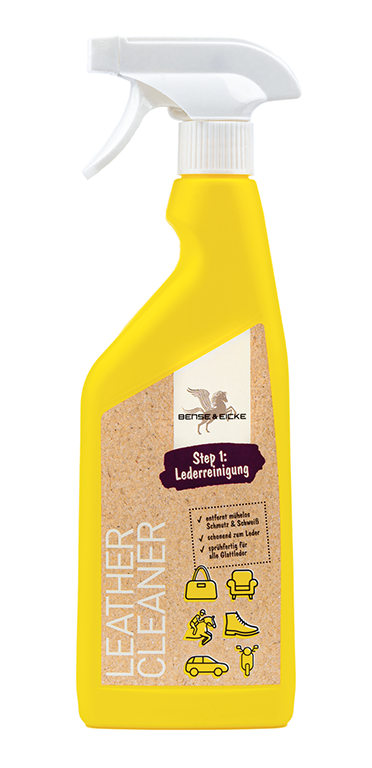 B&E Leather Cleaner - Step 1