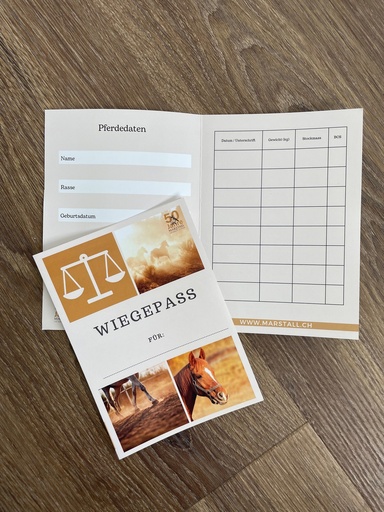 Passeport de Pesage (Wiegepass) (Unité(s)) 