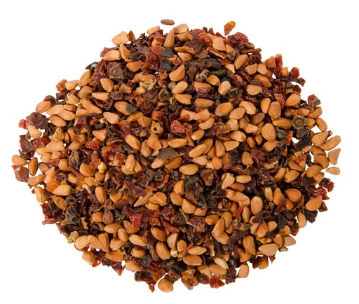 Hagebutten geschnitten