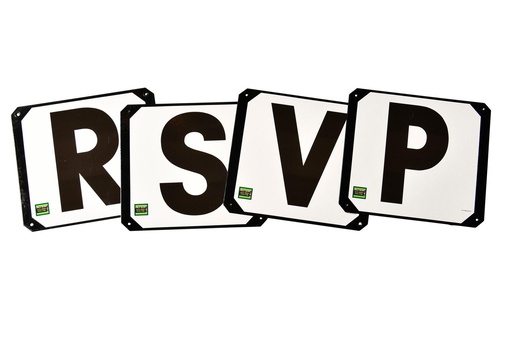 Lettres murales en métal (Wandbuchstaben)