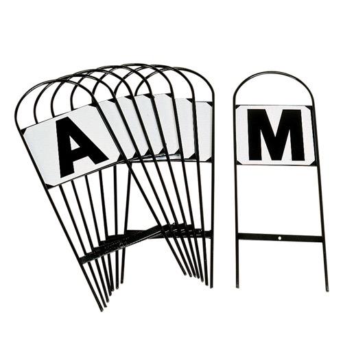 Tableau de lettres en métal (Steckbuchstaben)