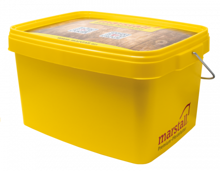 Eimer gelb "marstall", mit Deckel