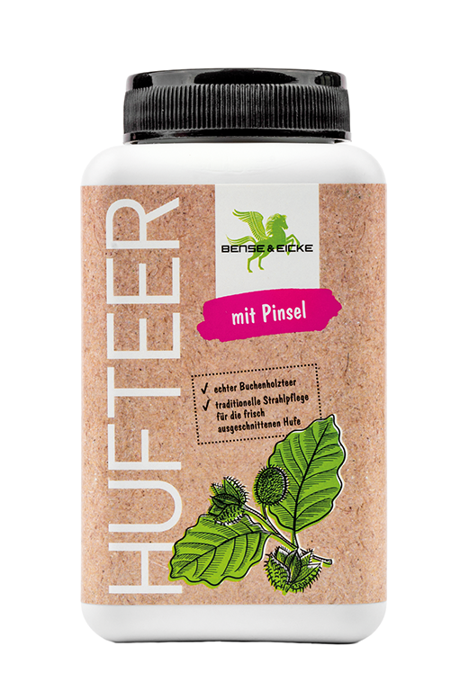 [PA1507] B&E Hufteer mit Pinsel (500 g) 