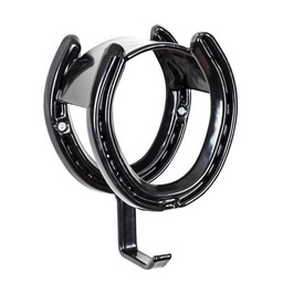 [ST2070C] Suspente bride en fer à cheval (Noir) (Hufeisen-Zaumhänger (schwarz))