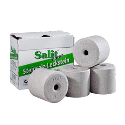Lecksteine rund, 4er Karton o.M.